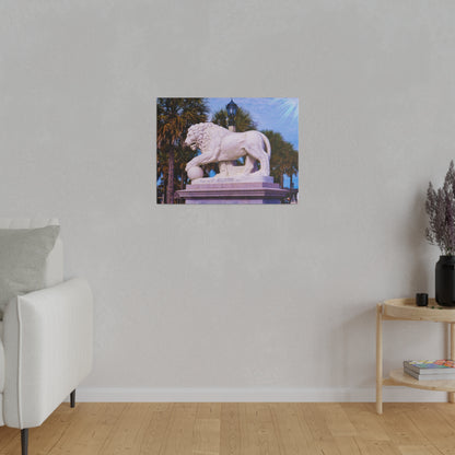 Chasing Oz Art Bridge of Lions St. Augustine Matte Canvas Stretched - 0.75"