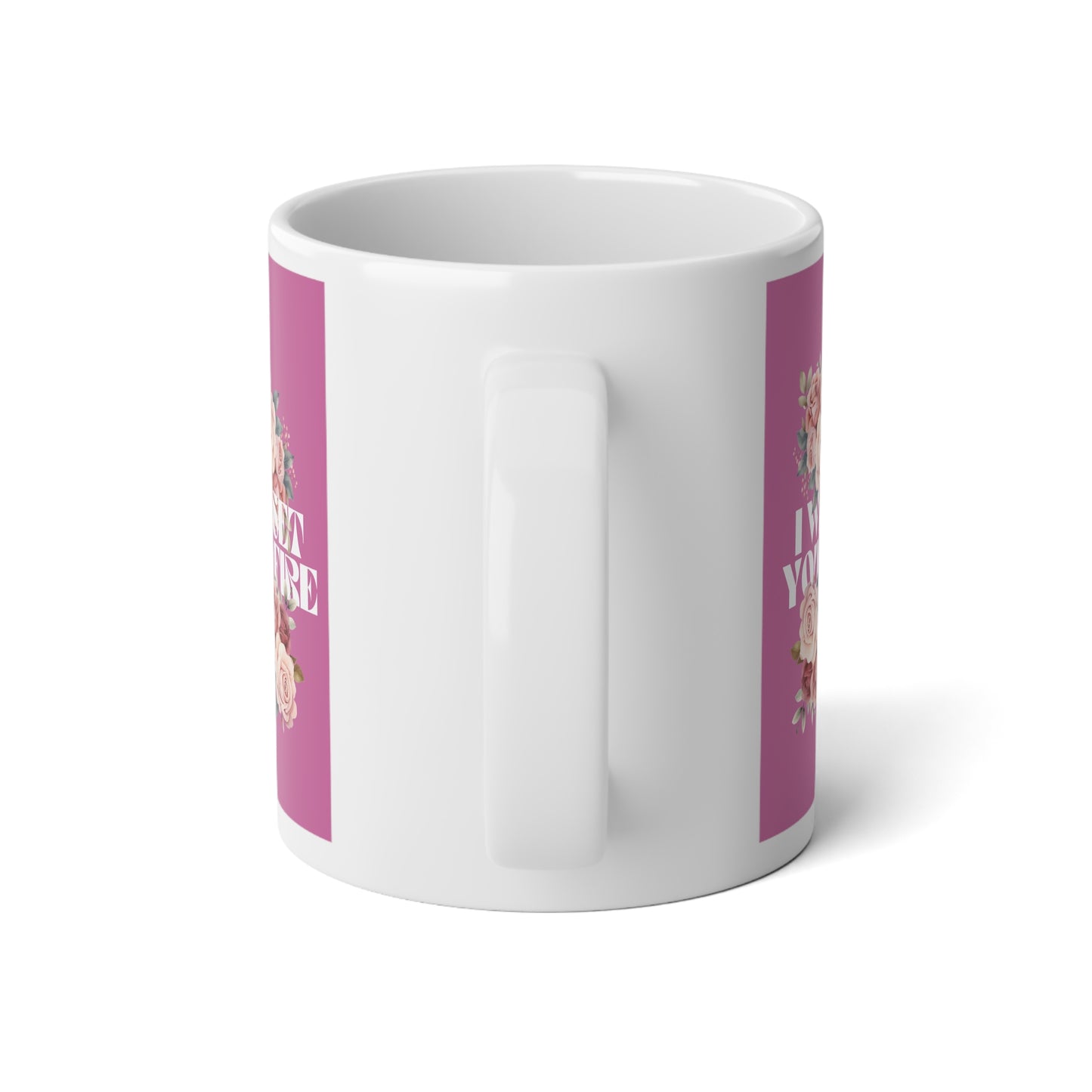 I Will Light You on Fire - Pink Jumbo Mug - 20oz