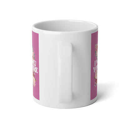 I Will Light You on Fire - Pink Jumbo Mug - 20oz