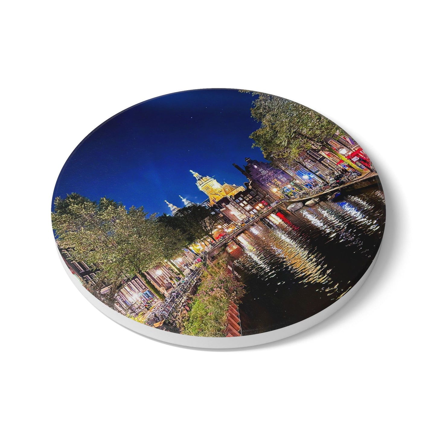 Amsterdam Nights - Ceramic Coaster