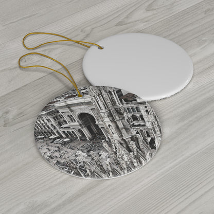 Chasing Oz Art - Trevi Fountain Rome Ceramic Ornament