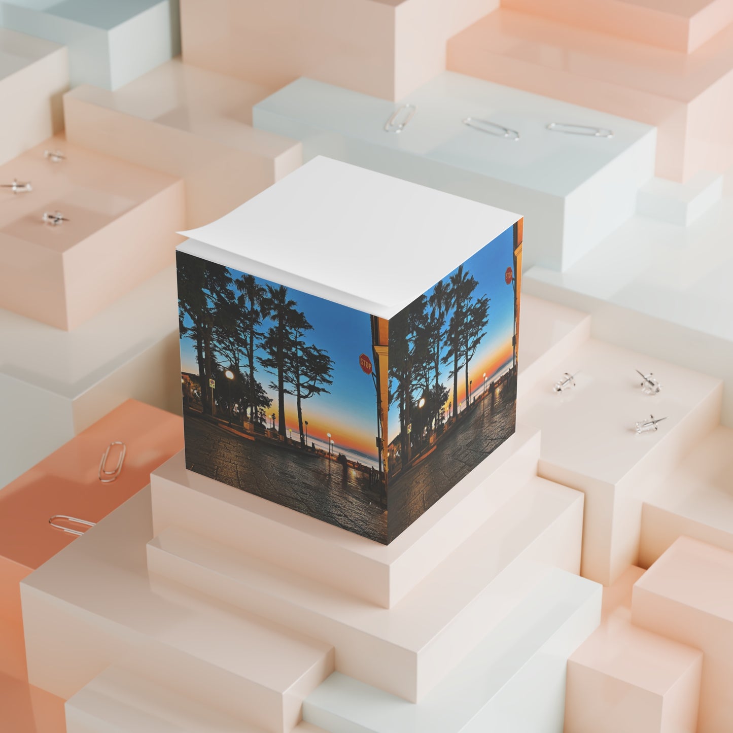 Amalfi Sunset - Note Cube
