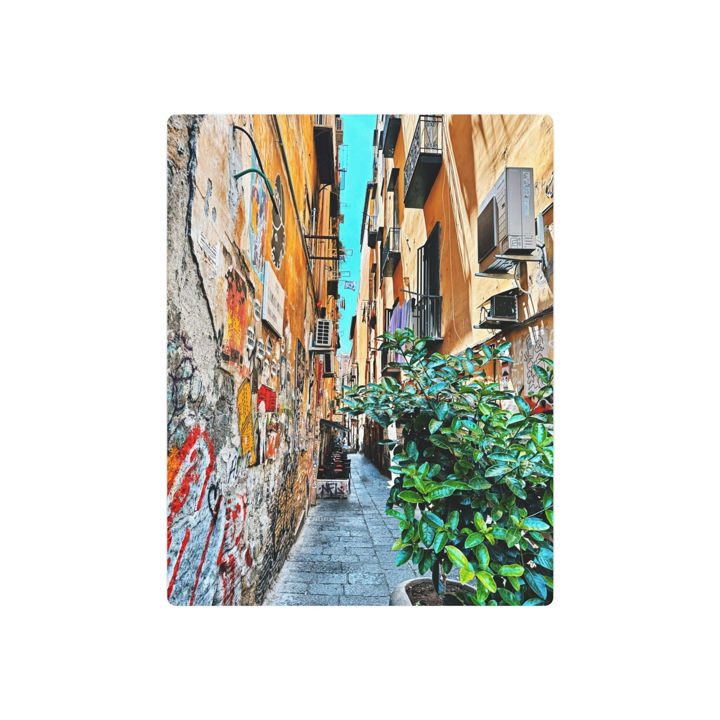 Italian Alleyway - Metal Wall Art