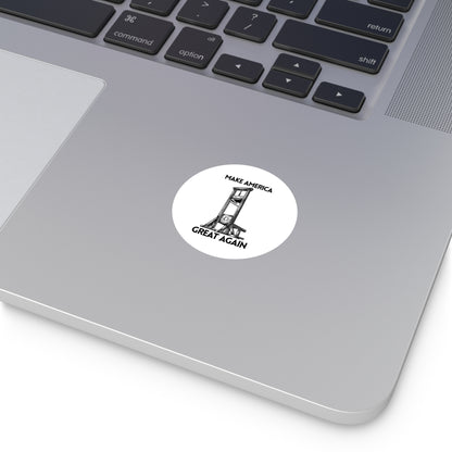 MAGA LOLZ - Round Vinyl Sticker
