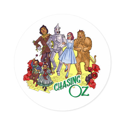 Chasing Oz Round Stickers - Indoor/Outdoor