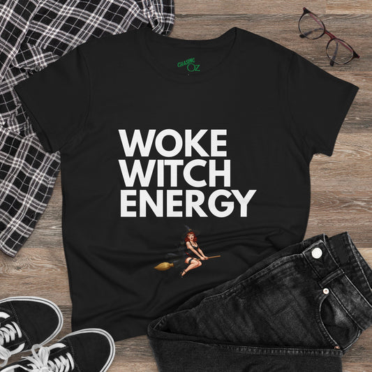 Woke Witch Energy - Womens Fitted Tee