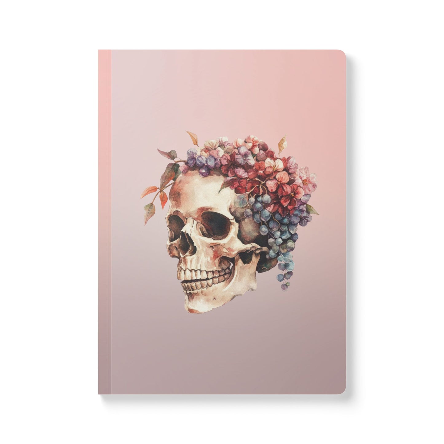 Floral Skull - Softcover Journal