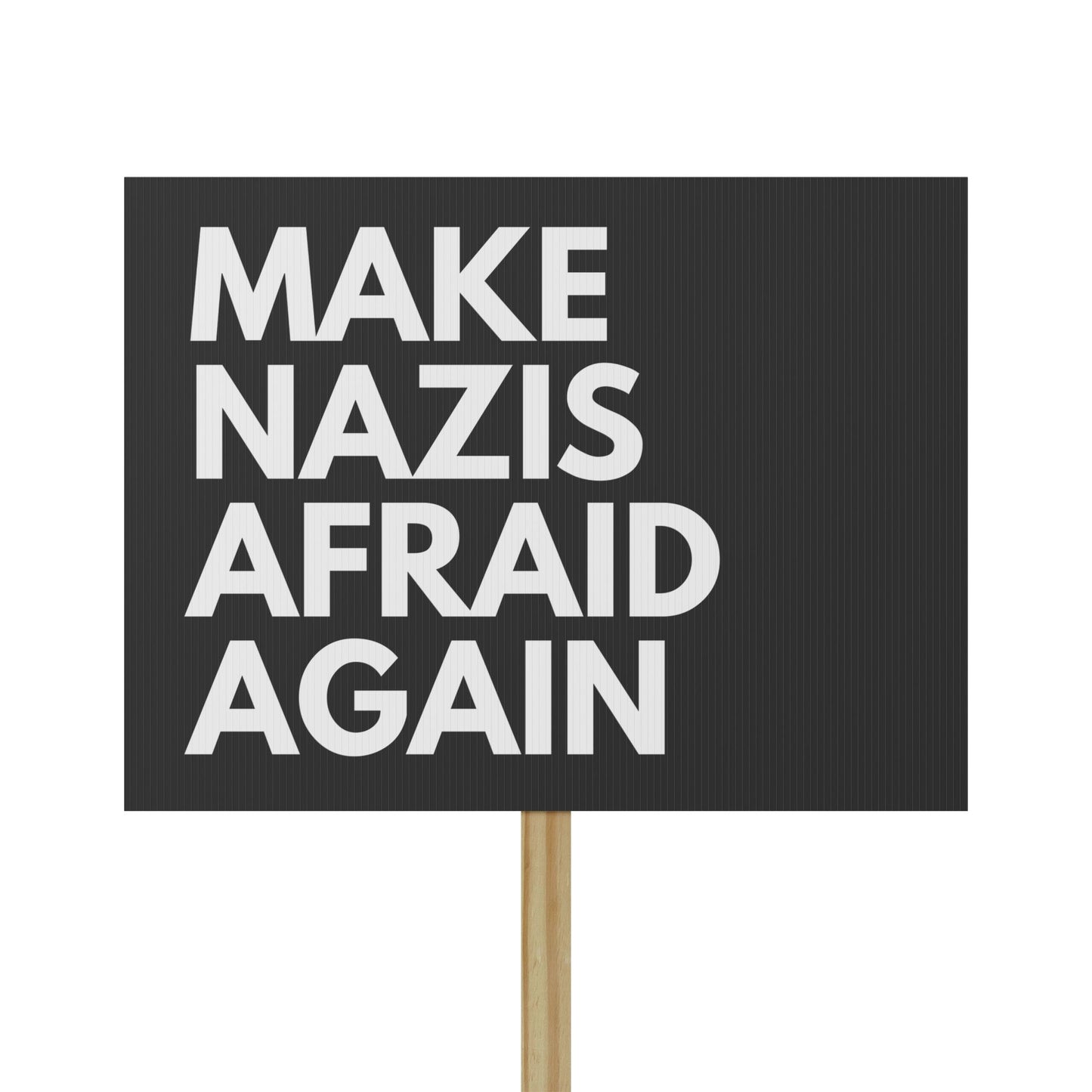 Make Nazis Afraid Again - Protest Sign