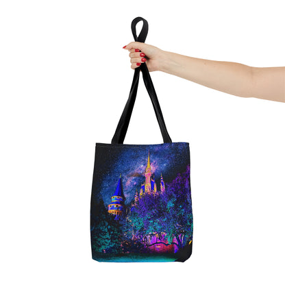 Chasing Oz Art Midnight Cinderella Castle - Reusable Tote Bag