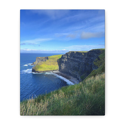 Cliffs of Moher Coastal Scene - Matte Stretched Canvas Print (1.25")