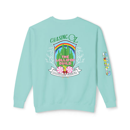 Lollipop Guild Logo on the Back - Unisex Crewneck Sweatshirt