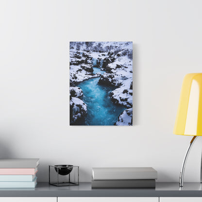 Iceland Waterfall by Chasing Oz - Canvas Art Print