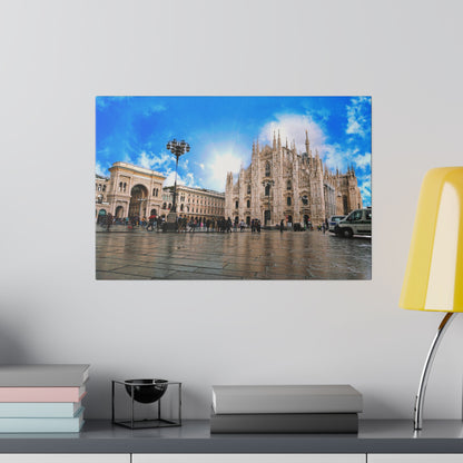 Chasing Oz Art Milan Duomo Matte Canvas Stretched - 0.75"