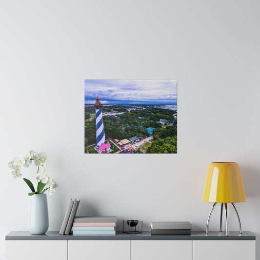 St. Augustine Lighthouse Matte Canvas, Stretched, 0.75"