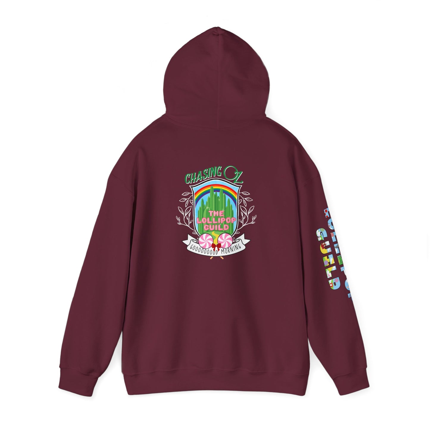 Lollipop Guild Design on Back - Unisex Hoodie