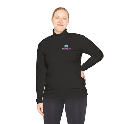 Travel with Chasing Oz Unisex Quarter-Zip Pullover