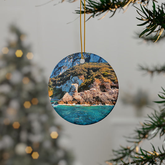 Capri Coast by Chasing Oz - Double-sided Ceramic Ornaments