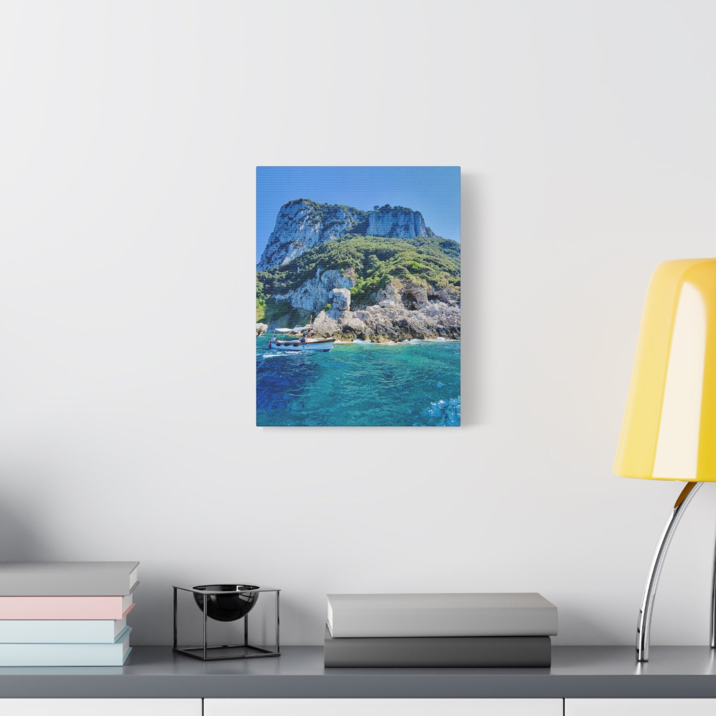 Anacapri Coastal Scene - Stretched Canvas Matte Print (1.25")