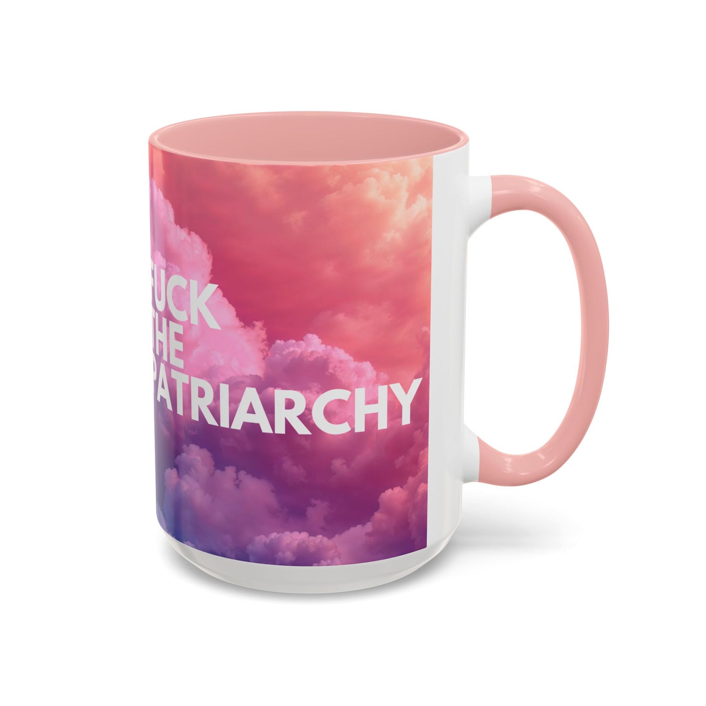 F the Patriarchy - Accent Coffee Mug
