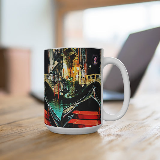 Chasing Oz Art - Venice Gondola - Mug 15oz