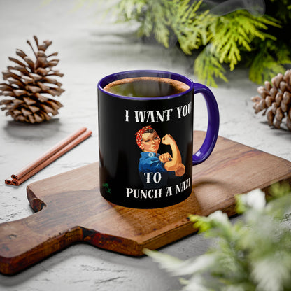 I Want You to Punch a Nazi – Mug