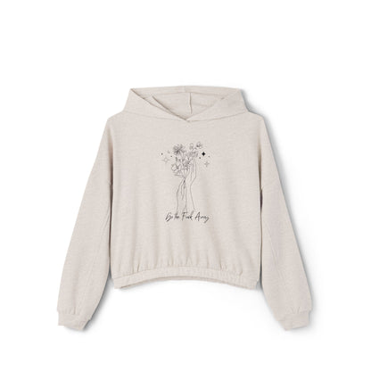 Please Go The F Away Women's Cinched Bottom Hoodie