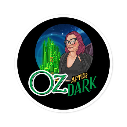 Oz After Dark Round Stickers - Indoor/Outdoor