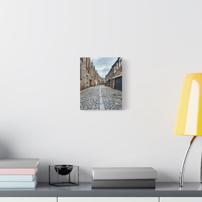 Scotland Cobblestone Alley - Stretch Matte Canvas (1.25")