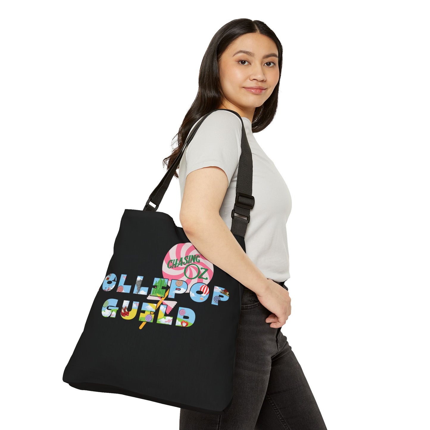 Black Lollipop Guild -Adjustable Tote