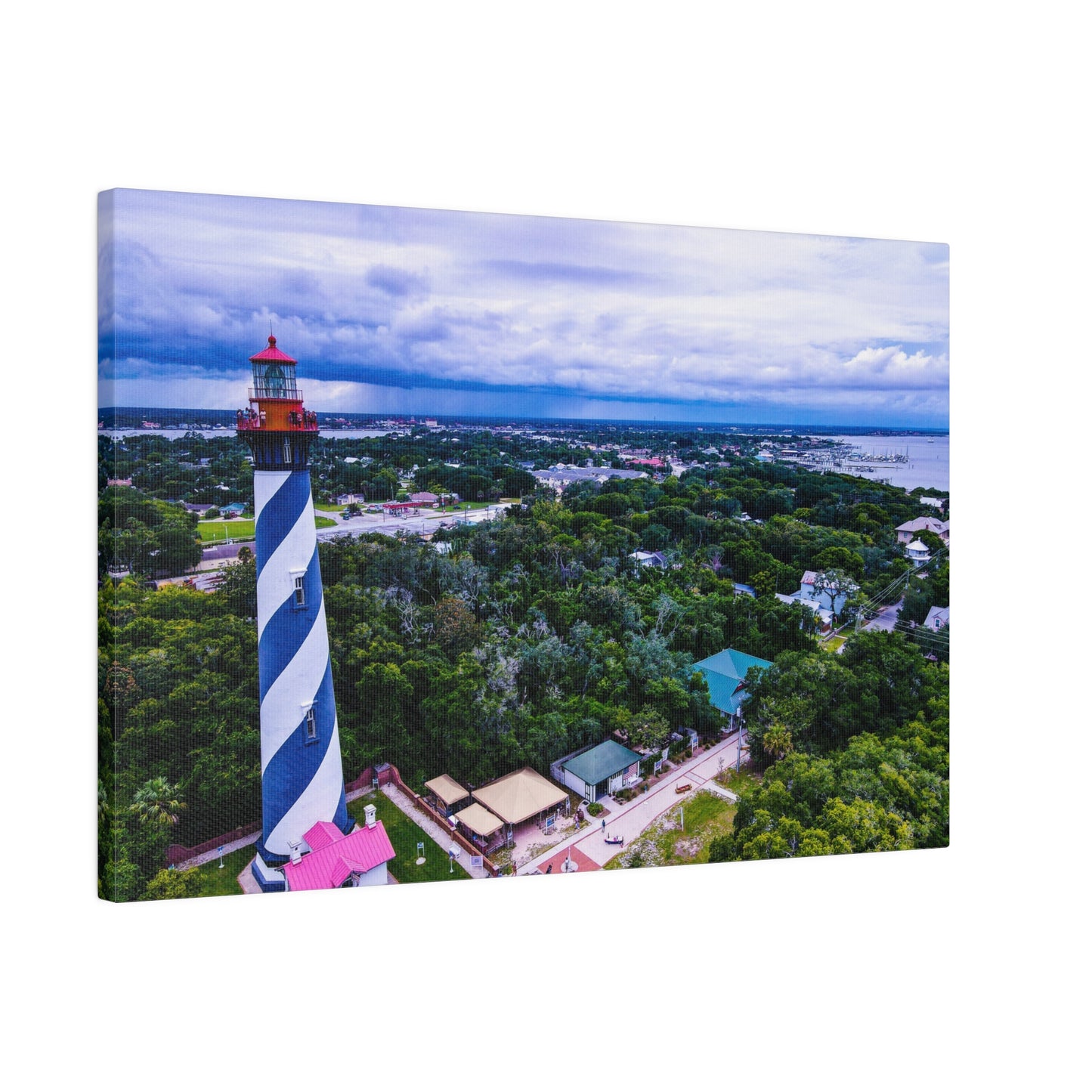 St. Augustine Lighthouse Matte Canvas, Stretched, 0.75"