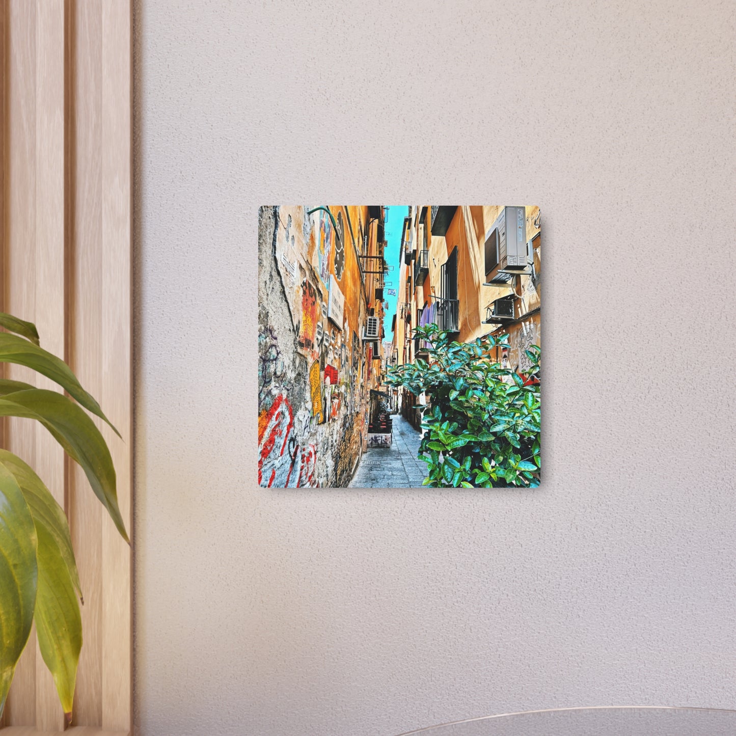 Italian Alleyway - Metal Wall Art