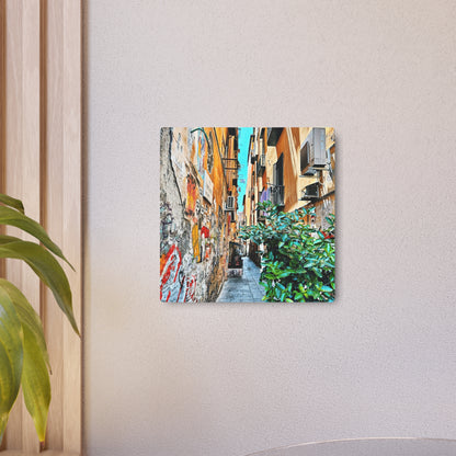 Italian Alleyway - Metal Wall Art