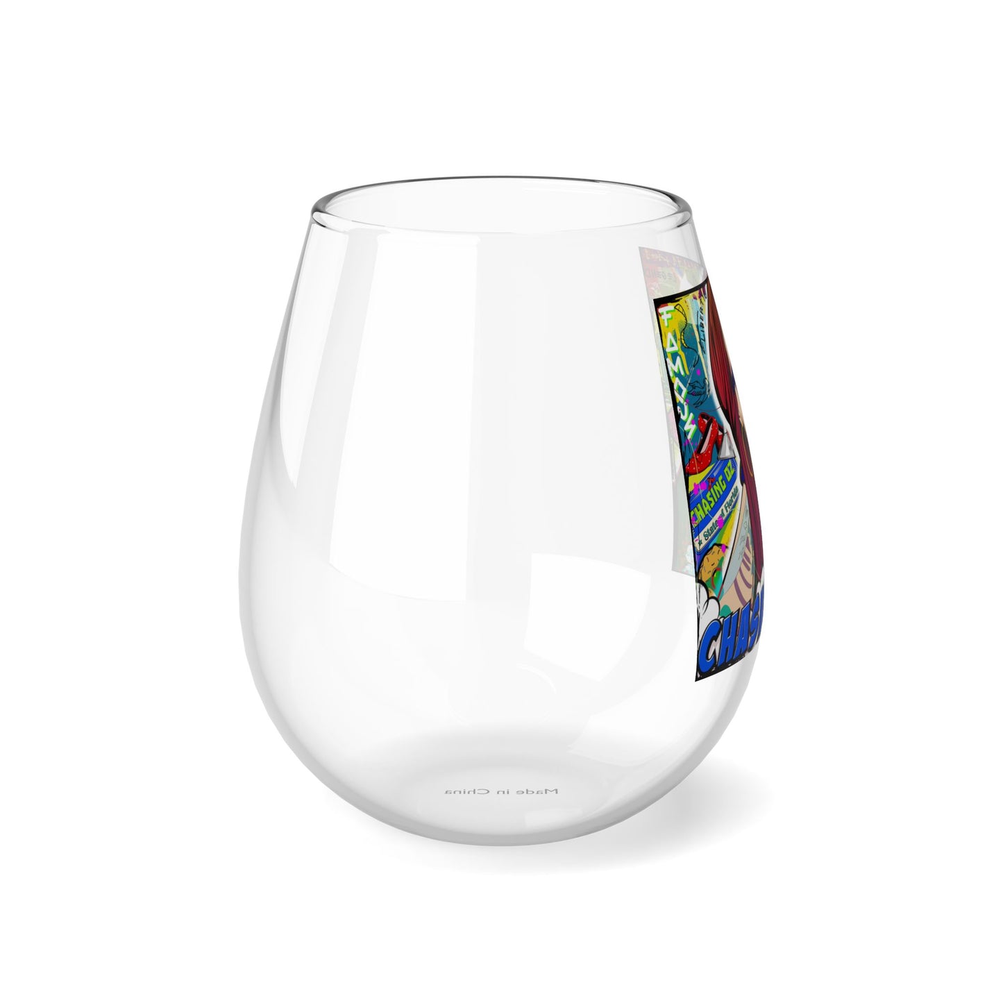 Chasing Oz Emerald City Stemless Wine Glass 11.75oz