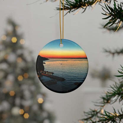 Sorrento Sunset by Chasing Oz - Ceramic Ornaments