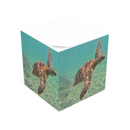 Galapagos Sea Turtle - Sticky Note Cube
