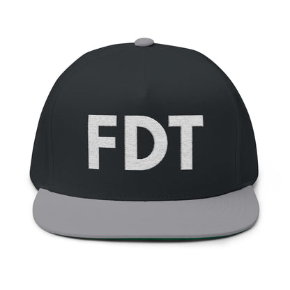 FDT - Embroidered Flat Bill Hat