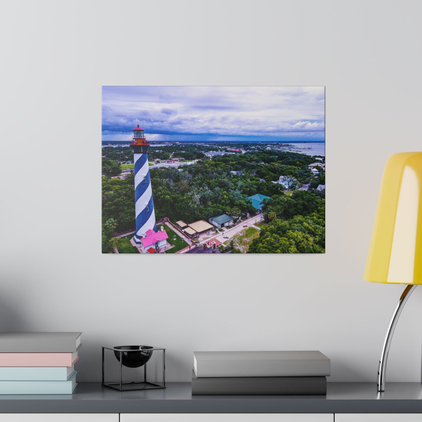 St. Augustine Lighthouse Matte Canvas, Stretched, 0.75"