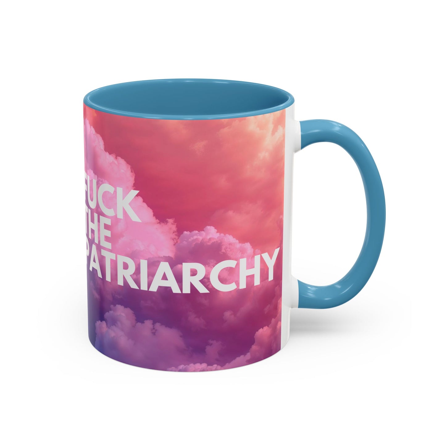 F the Patriarchy - Accent Coffee Mug