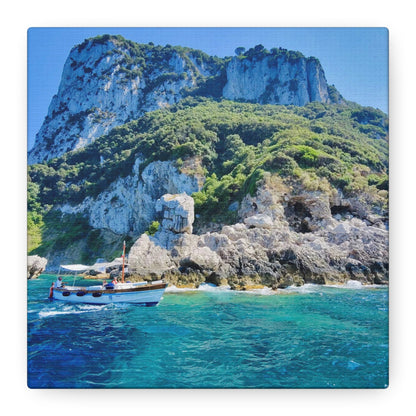 Anacapri Coastal Scene - Stretched Canvas Matte Print (1.25")