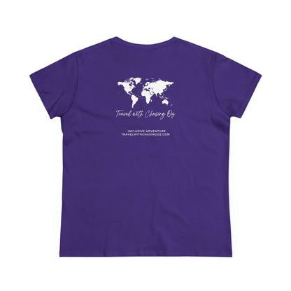 Travel with Chasing Oz - Womens Cotton Tee