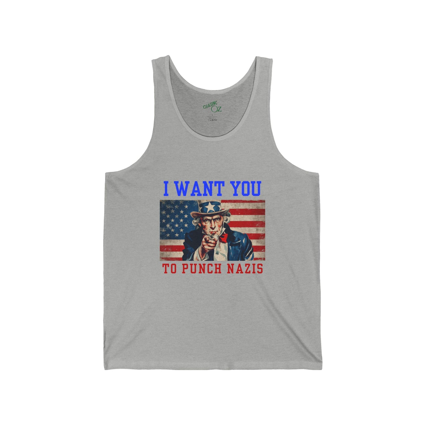 I Want You To Punch Nazis - Unisex Tank Top