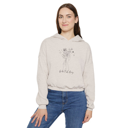 Please Go The F Away Women's Cinched Bottom Hoodie