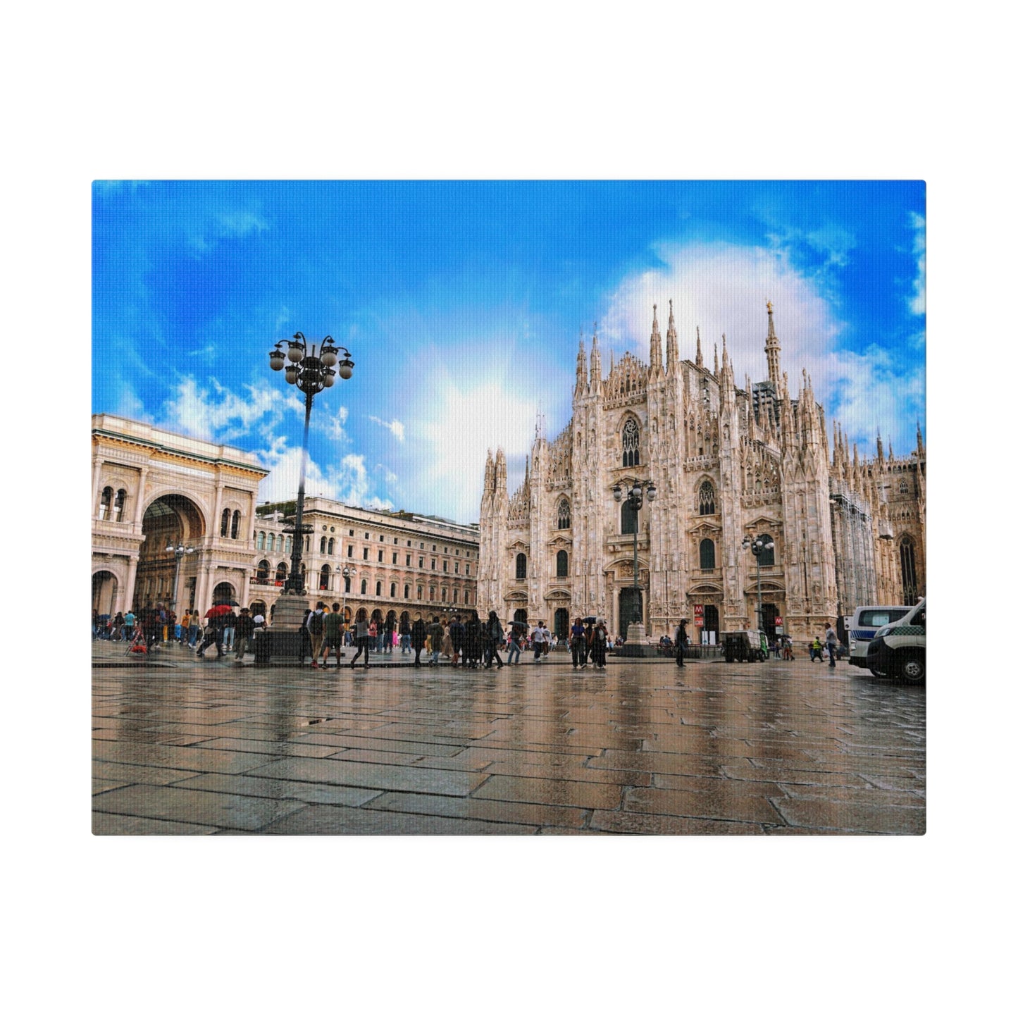 Chasing Oz Art Milan Duomo Matte Canvas Stretched - 0.75"