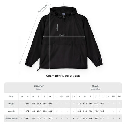 Travel with Chasing Oz - Champion Packable Unisex Anorak Jacket