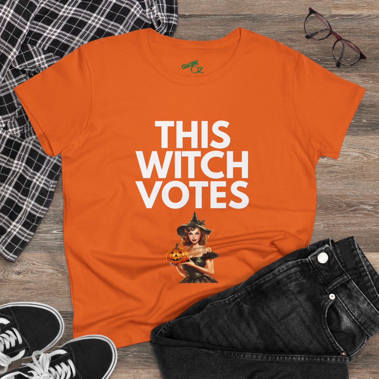 This Witch Votes - Womens Fitted Tee