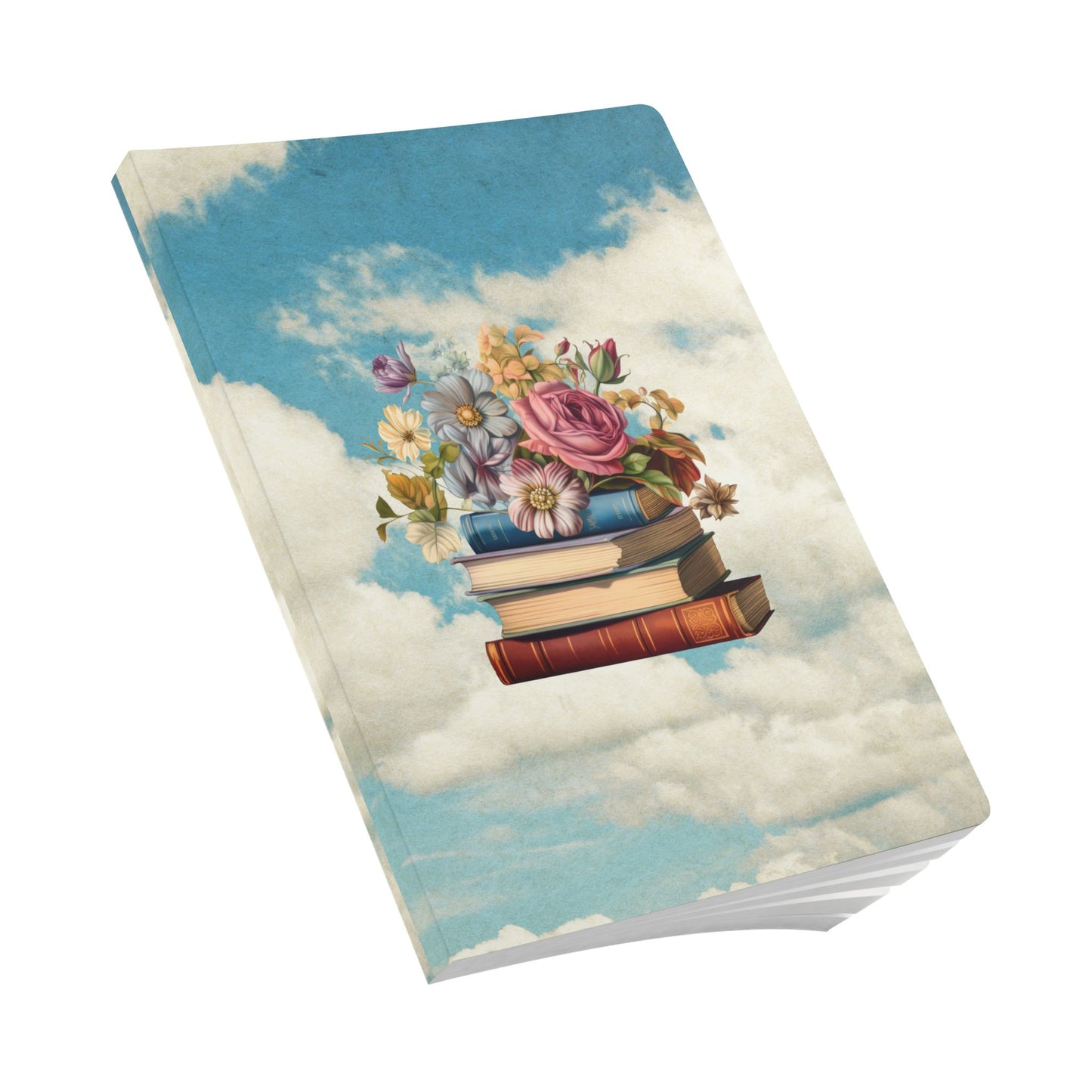 Free Your Mind Floral Sky - Softcover Journal