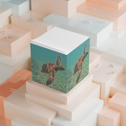 Galapagos Sea Turtle - Sticky Note Cube