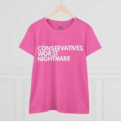 Conservative Nightmare - Women's Cotton Tee