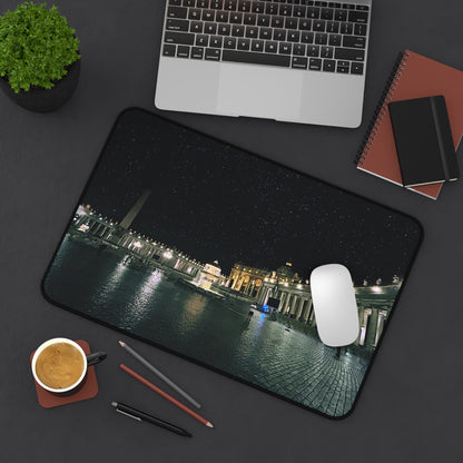 Vatican Nightscape - Desk Mat