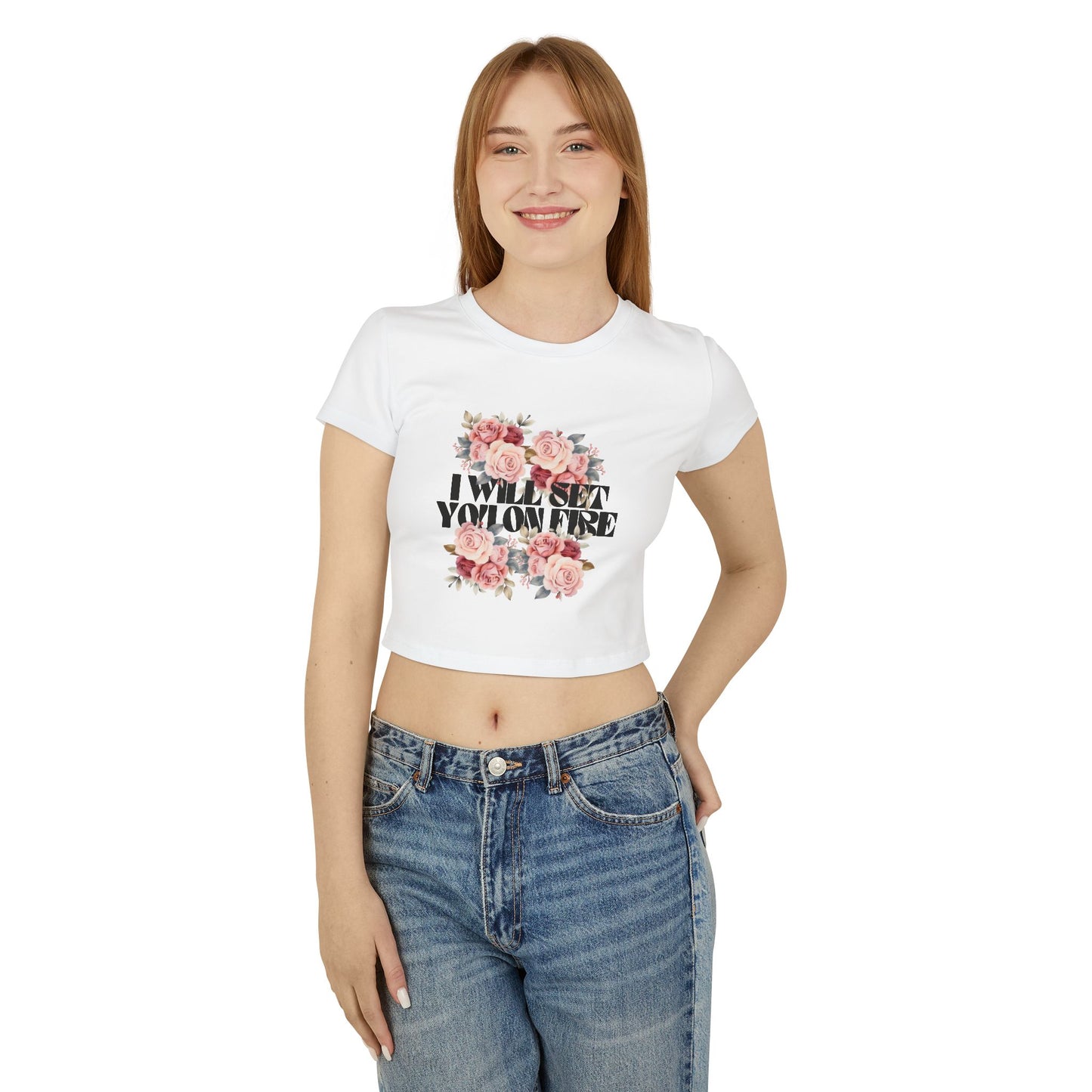 I Will Set You on Fire - Women's Baby Doll Tee